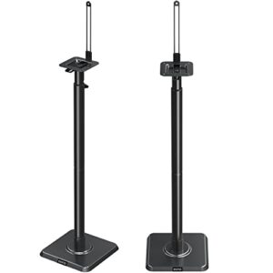 Amazon Brand - Eono Speaker Stand Height Adjustable Pair for Satellite Speakers