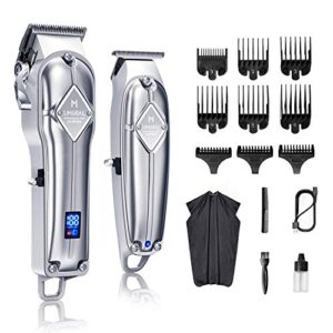 Limural Hair Clippers for Men + Cordless Close Cutting T-Blade Trimmer Kit