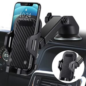 Cvozo mobile phone holder car 3 in 1 ventilation and suction cup mobile phone holder for the car silicone protection universal car mobile phone holder 360° rotatable flexible for all mobile phones