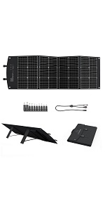 120W foldable solar panel charger for power station portable generator