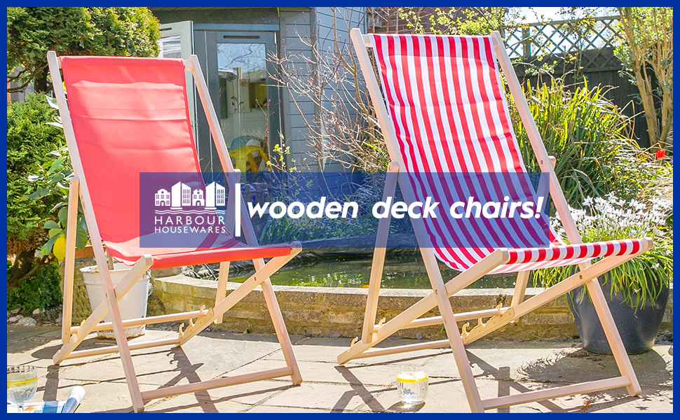 wooden deck chairs 