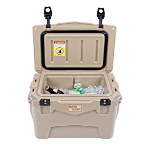 rotomolded cooler chest ice retention portable live bait insulated outdoor camping fishing beach UV