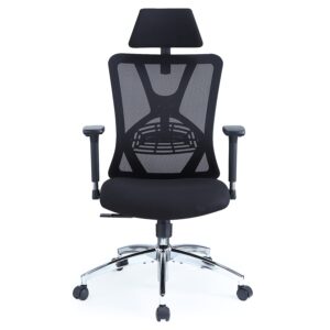 Ticova Ergonomic Office Chair - High Back Desk Chair with Adjustable Lumbar Support