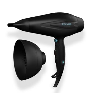 REVAMP Progloss 5500 Hairdryer - Lightweight Blow Dryer with Diffuser and Concentrator