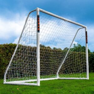 Football Flick Ultimate All Weather uPVC Football Goal with UV treated 70mm thick posts