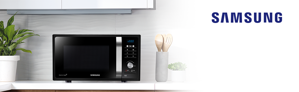 23L Solo Microwave MS23F301TAK, Enjoy perfectly cooked food with Samsung’s innovative Triple Distrib