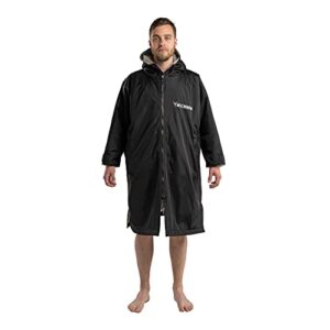 Frostfire Unisex's Moonwrap Long Sleeve Medium-Black Changing Robe